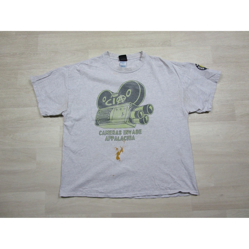 Vintage Skateboard T Shirt (XL) Balzout Bowl Bash 11 Cameras Invade Appalachia
